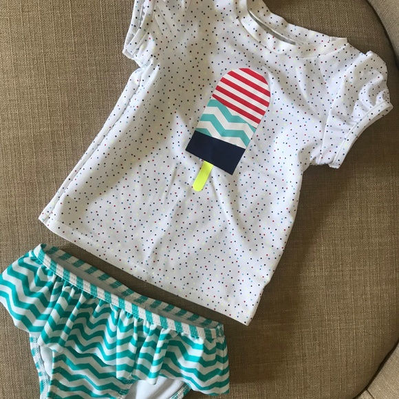Cat & Jack Other - Cat & Jack Girls Two-Piece Bathing Suit Cat & Jack Other - Cat & Jack Girls Two-Piece Bathing Suit